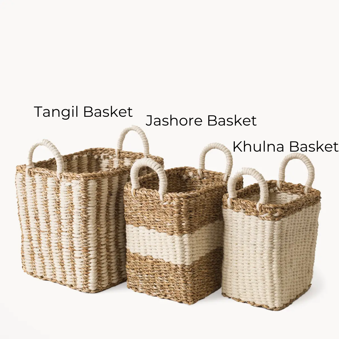 Manila Handwoven Wicker Baskets