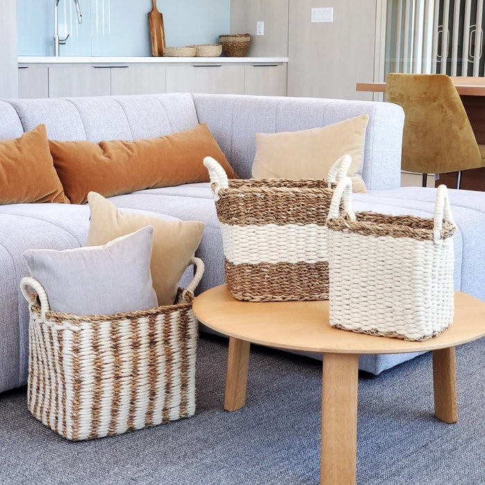 Manila Handwoven Wicker Baskets