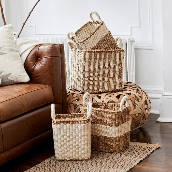 Manila Handwoven Wicker Baskets